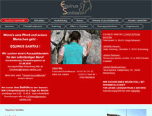 Tablet Screenshot of equinus-sanitas.com